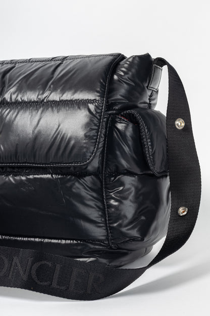 Moncler Mommy Black Quilted-Nylon "Tote" Bag