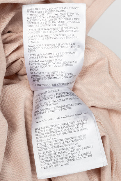 Moncler Pink Cotton-Pique Ruffle-Hem Polo Dress