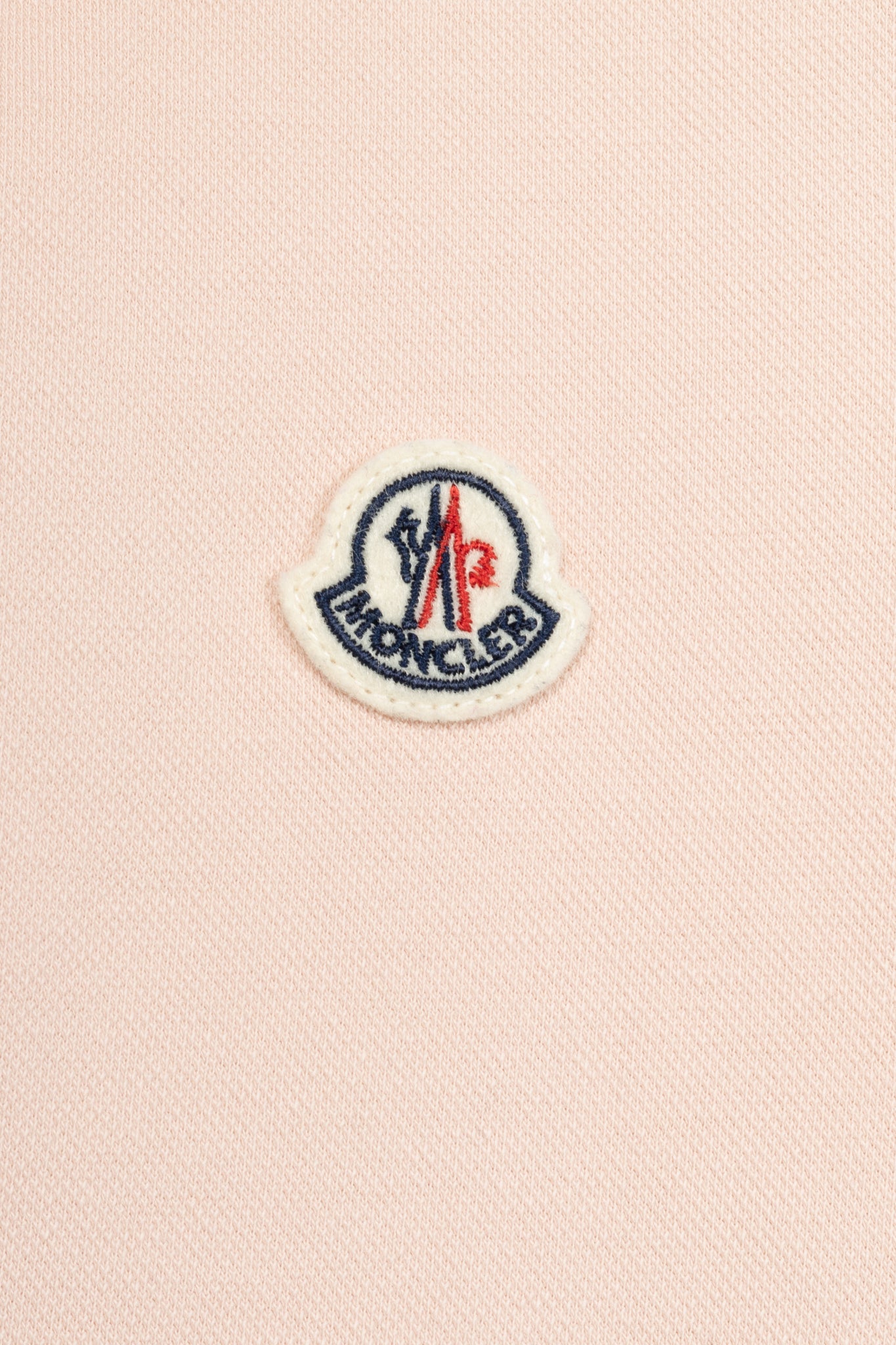 Moncler Pink Cotton-Pique Ruffle-Hem Polo Dress