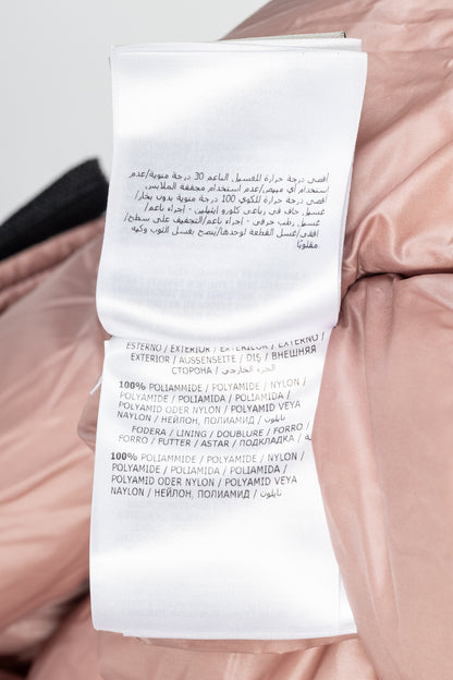 Moncler Serin Pink Quilted Hooded Down Jacket