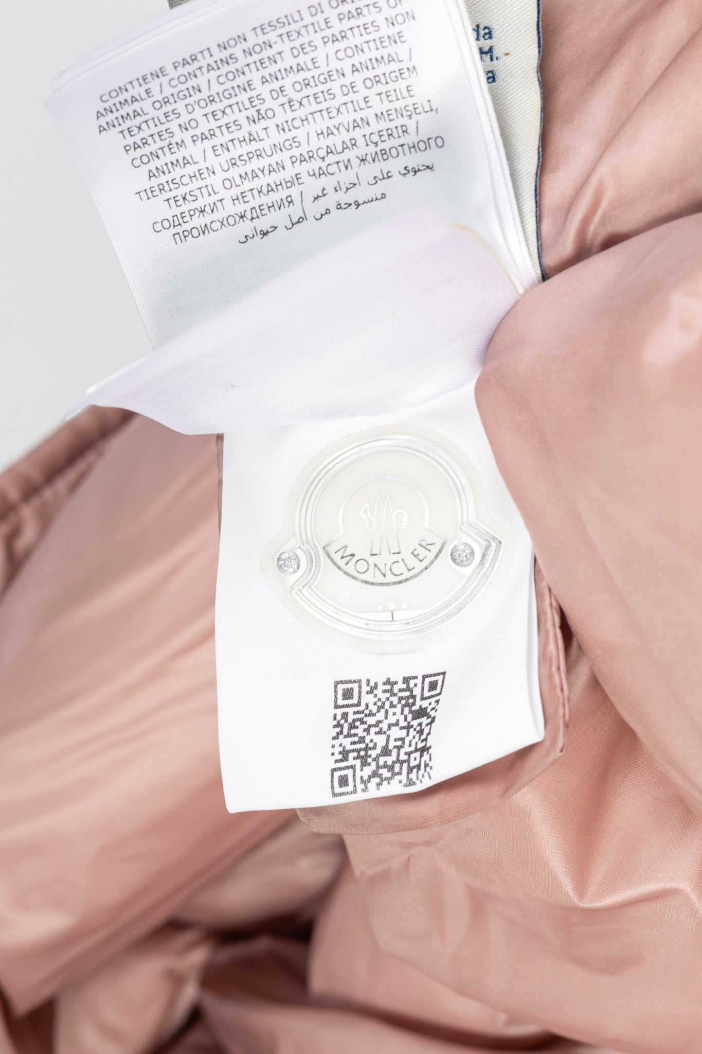 Moncler Serin Pink Quilted Hooded Down Jacket