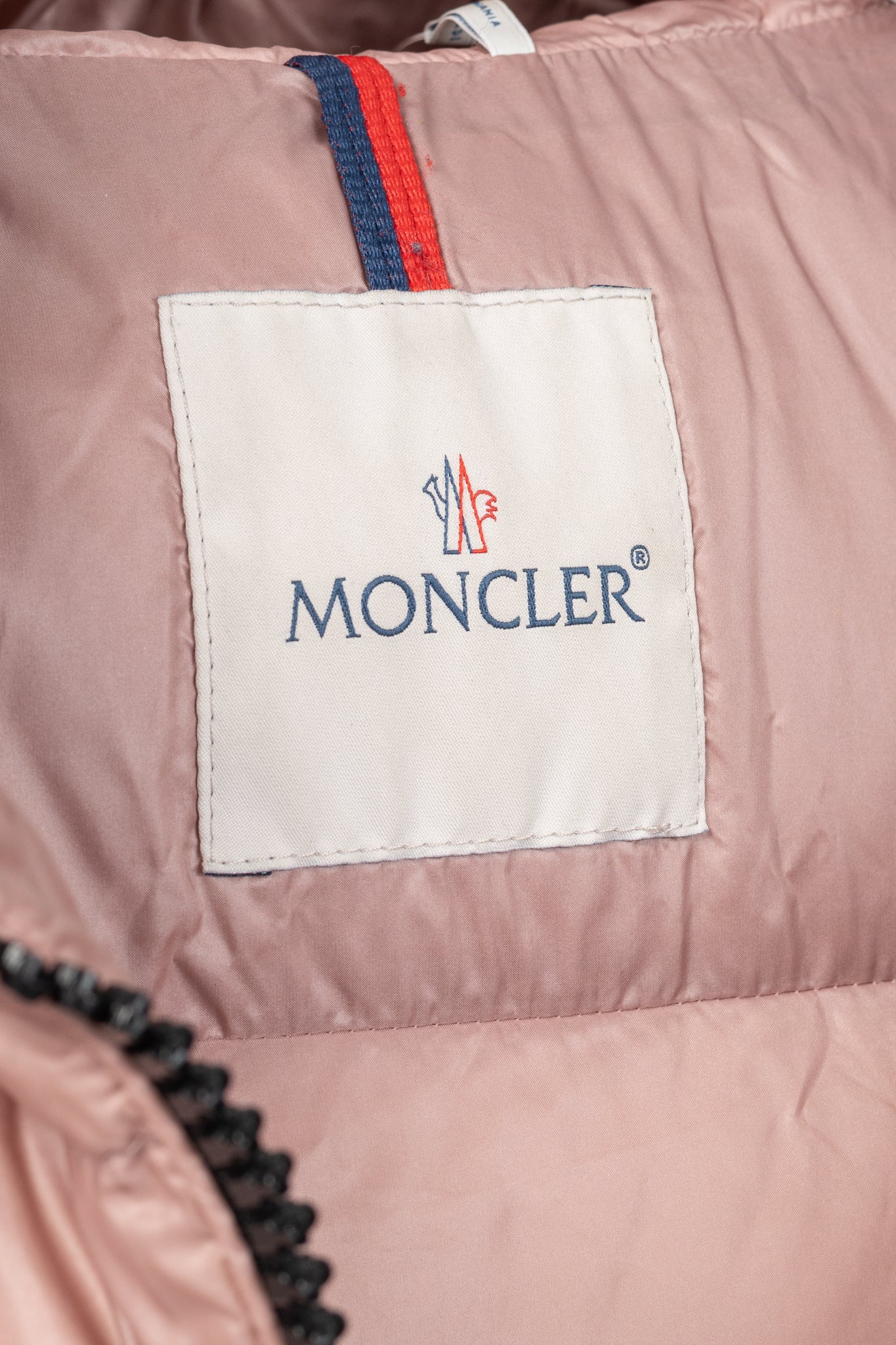 Moncler Serin Pink Quilted Hooded Down Jacket