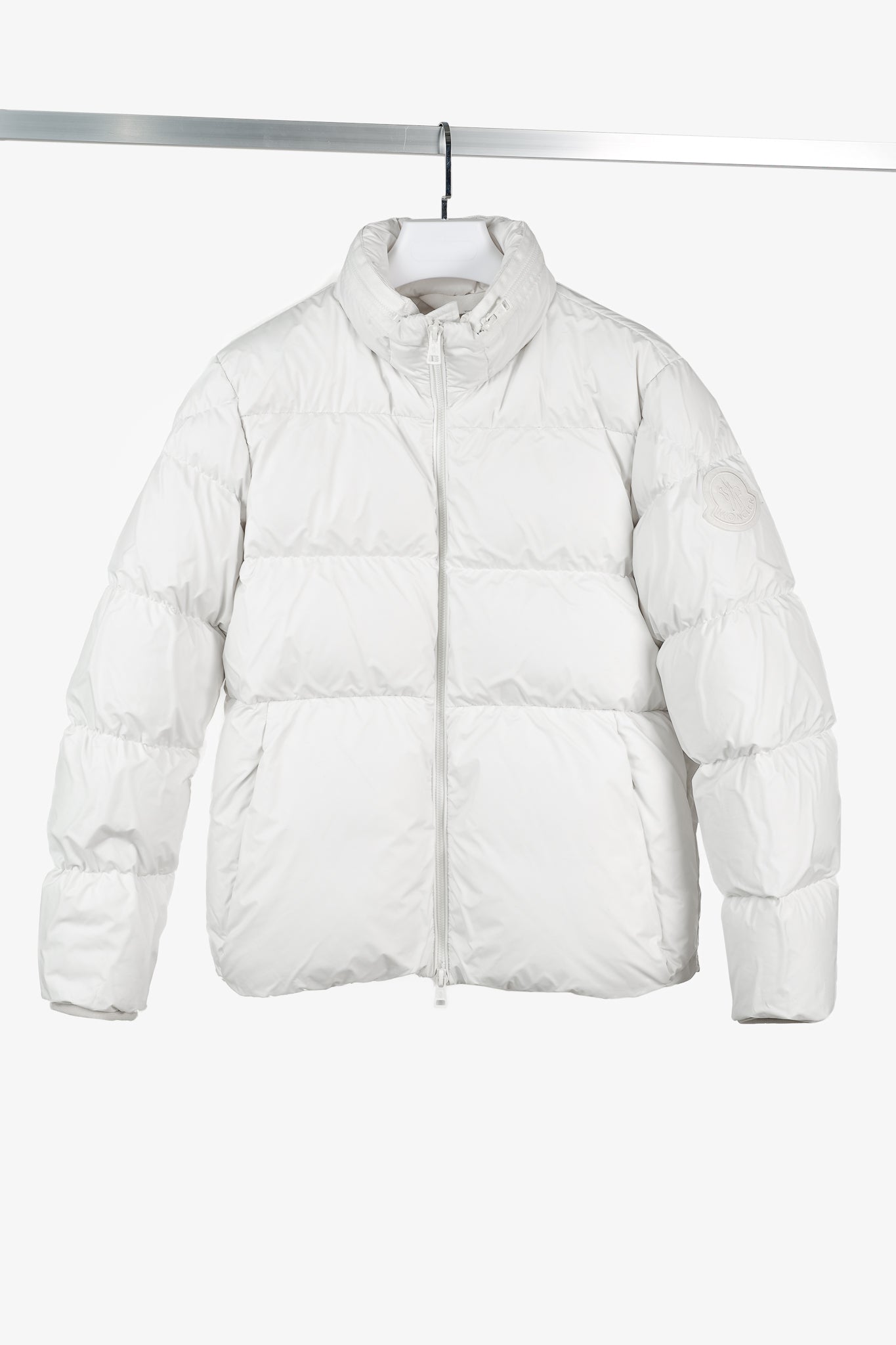 Moncler Genius Akishima White Quilted Down Jacket