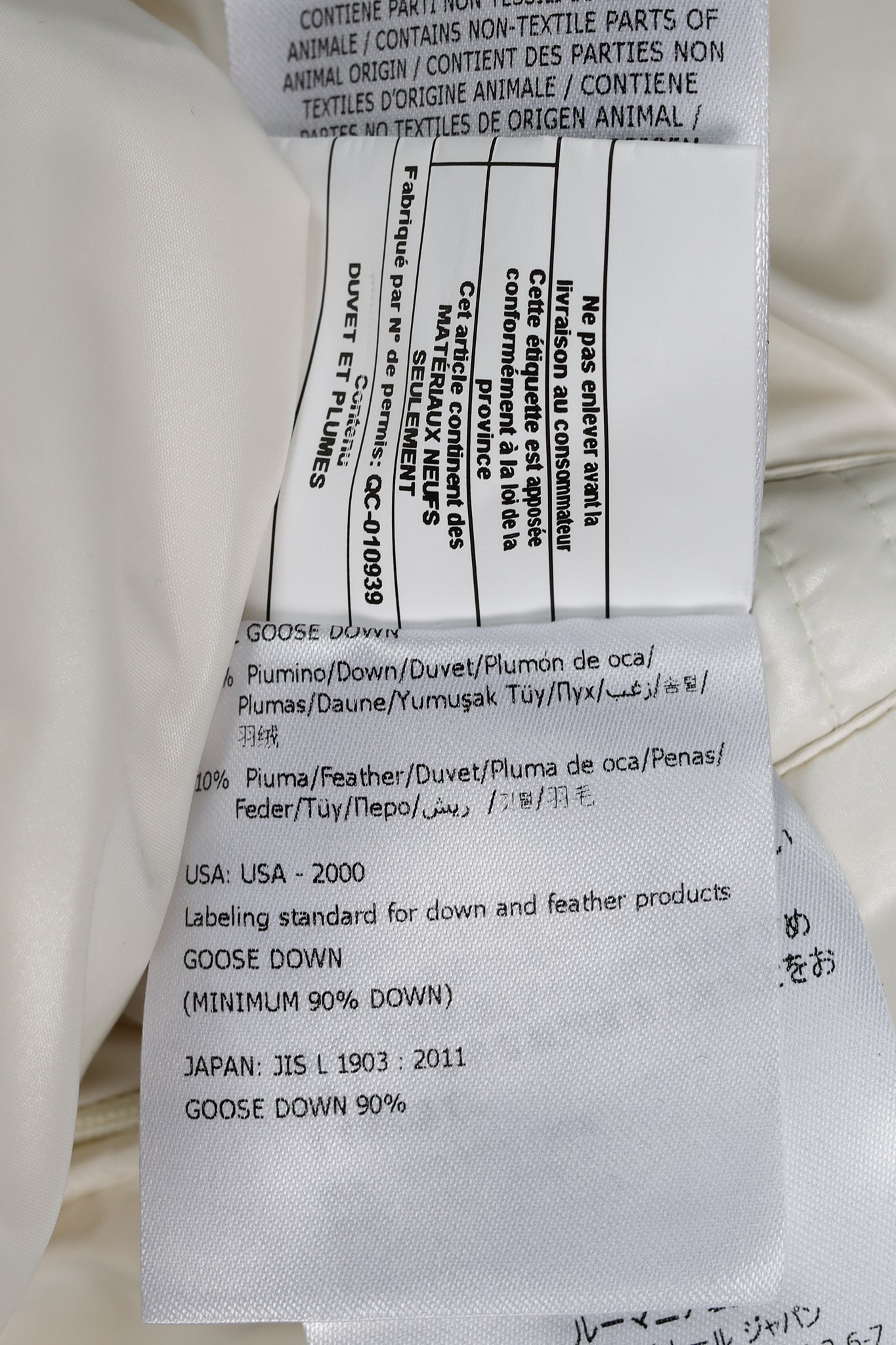 Moncler Genius Akishima White Quilted Down Jacket