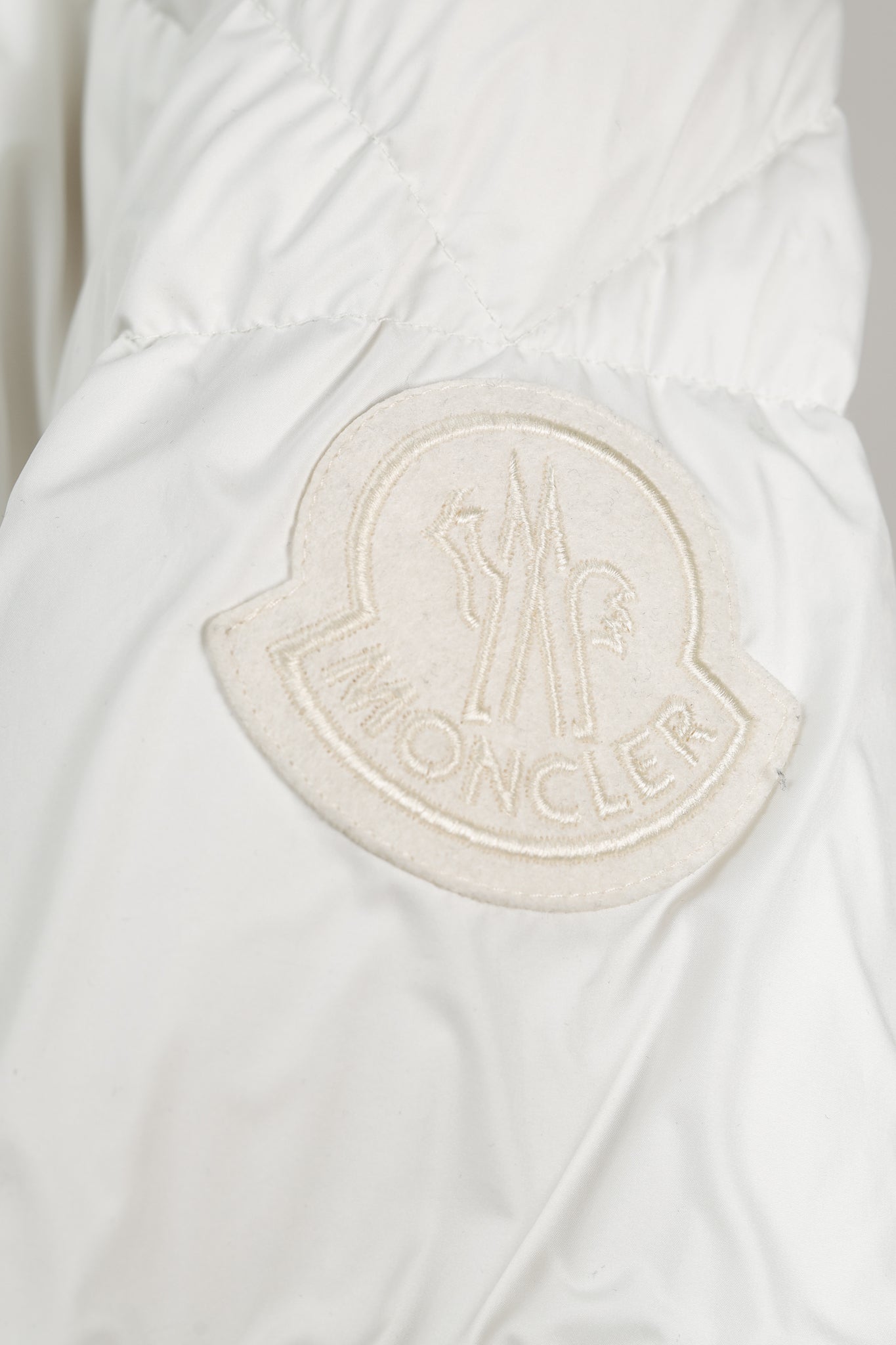 Moncler Genius Akishima White Quilted Down Jacket
