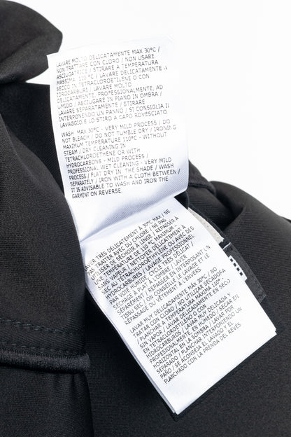 Moncler Genius 2 Moncler 1952 Black Faux-Leather A-Line Midi Skirt