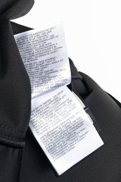 Moncler Genius 2 Moncler 1952 Black Faux-Leather A-Line Midi Skirt