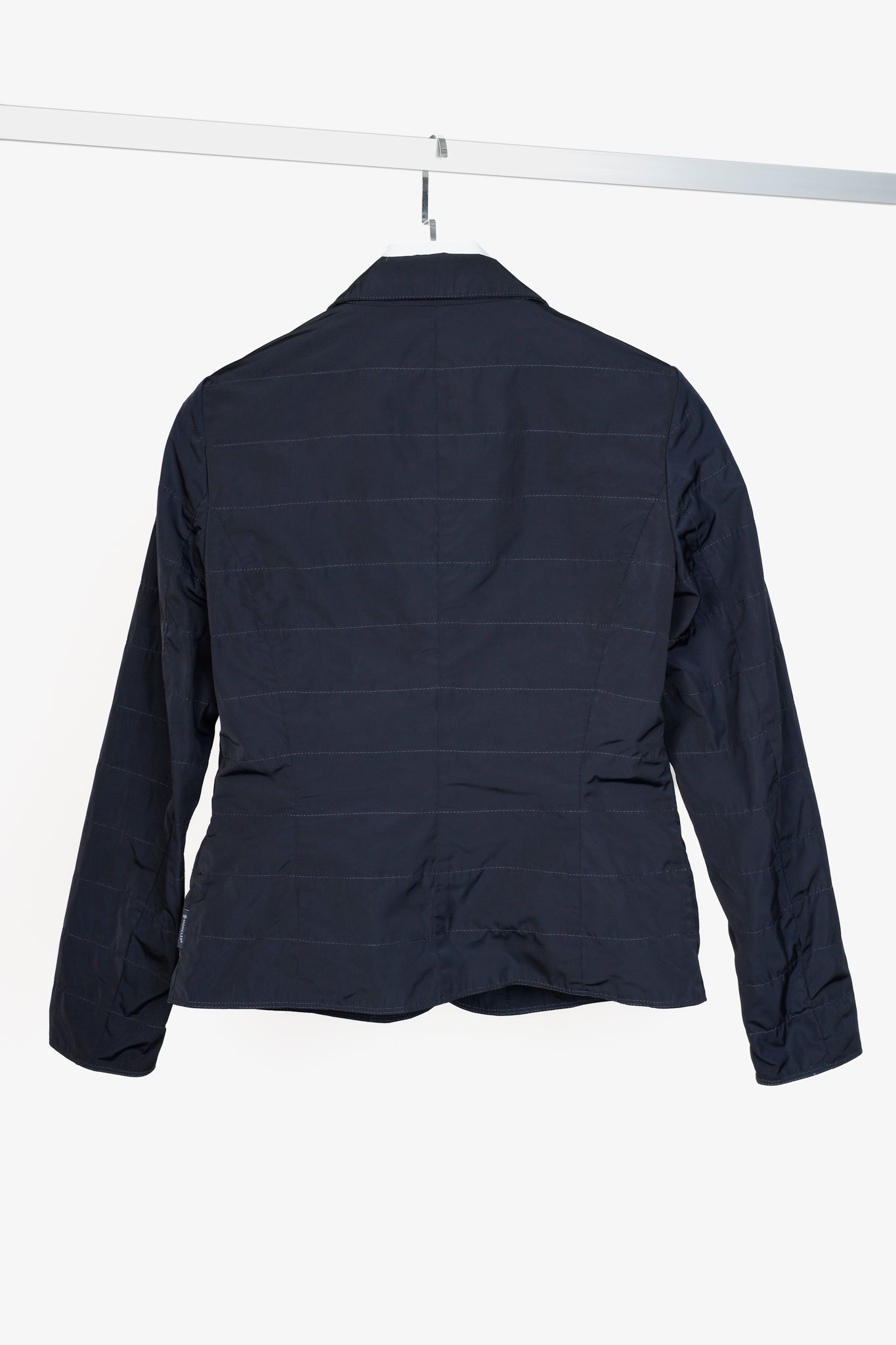 Moncler Nylon Navy Blue Jacket Blazer