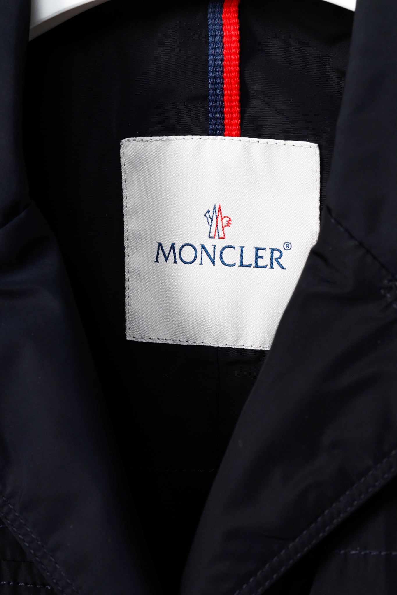 Moncler Nylon Navy Blue Jacket Blazer