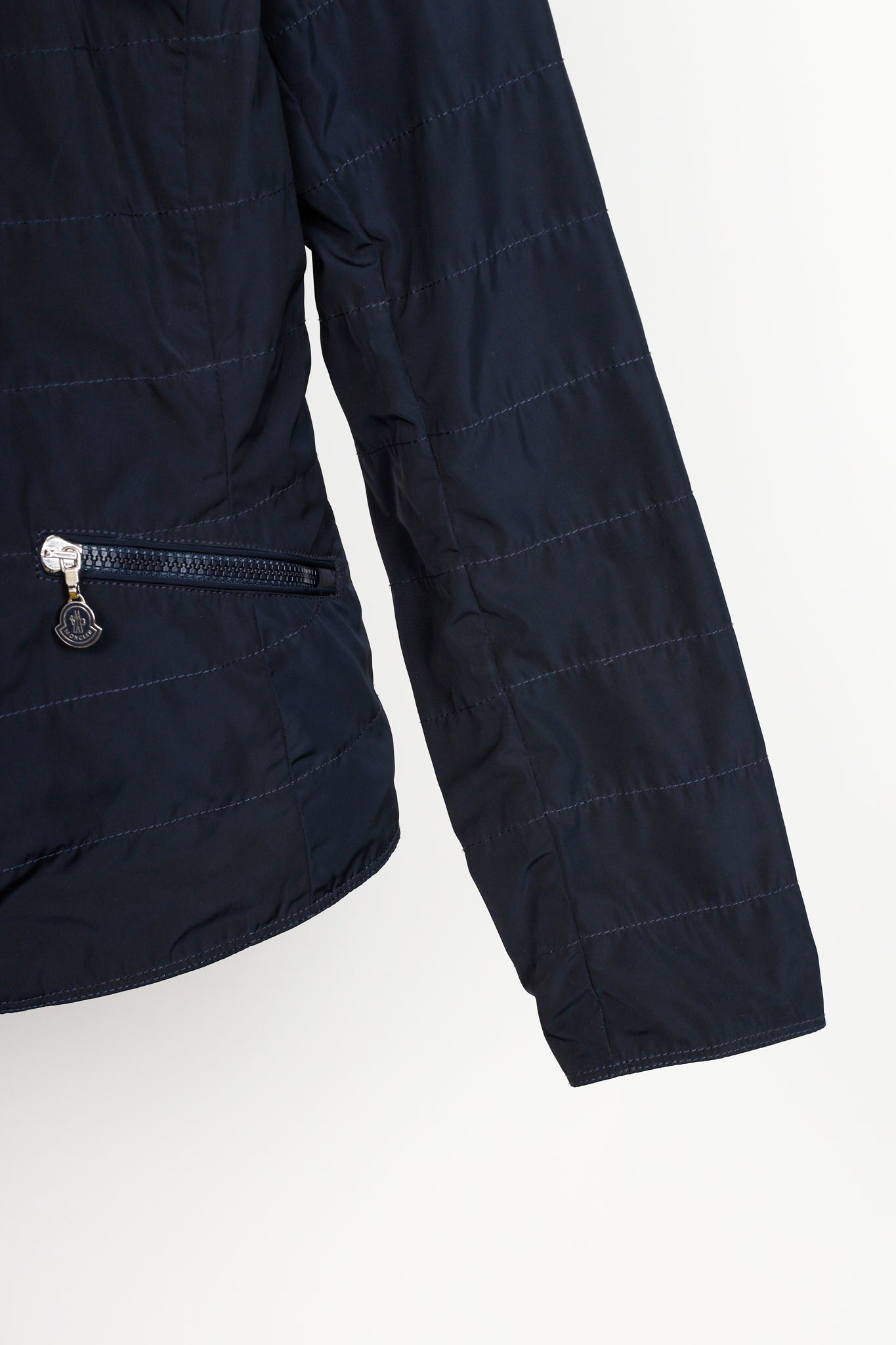 Moncler Nylon Navy Blue Jacket Blazer