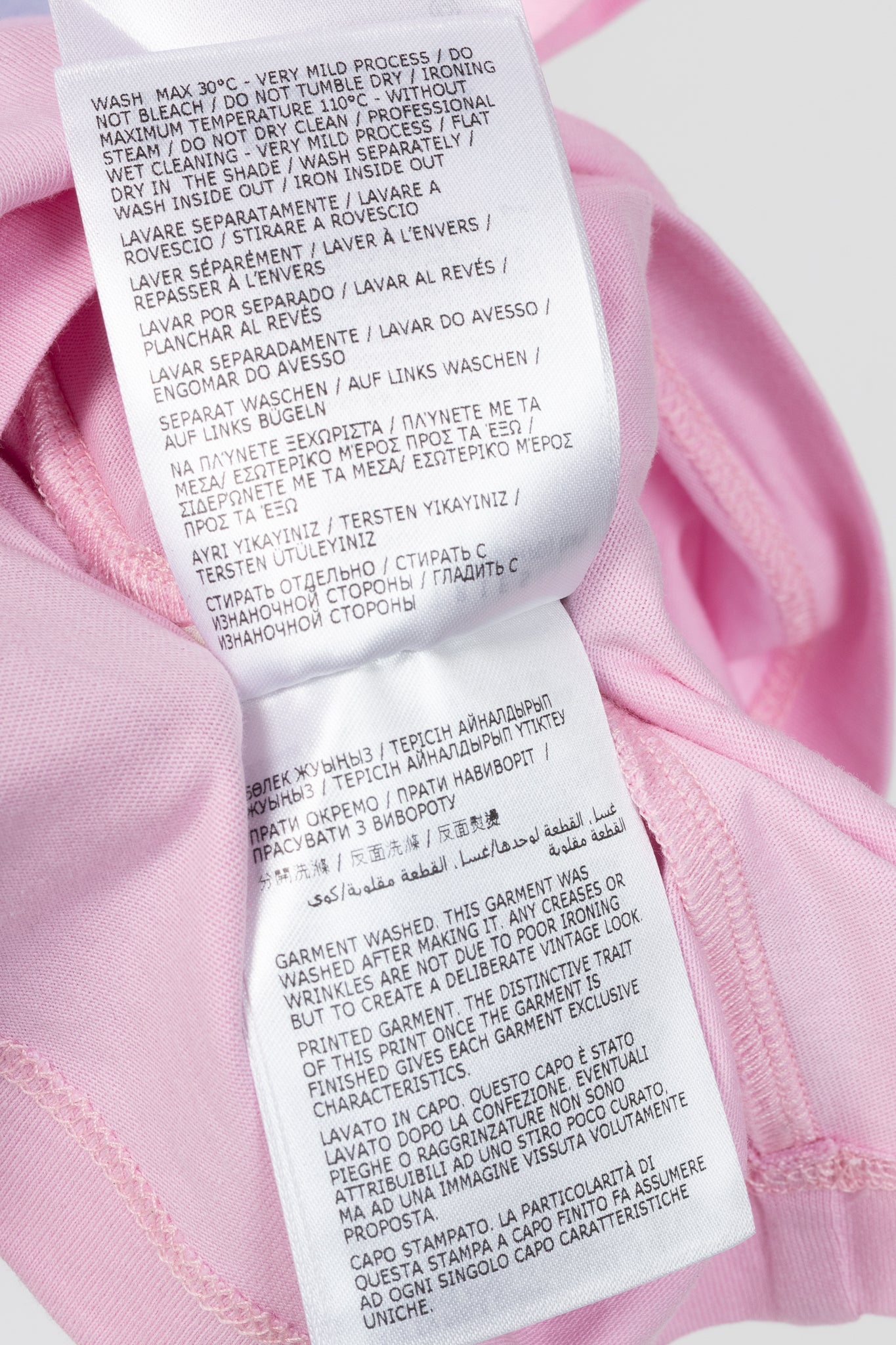 Moncler Pink Cotton Peanuts-Graphic T-Shirt