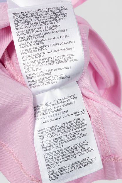 Moncler Pink Cotton Peanuts-Graphic T-Shirt