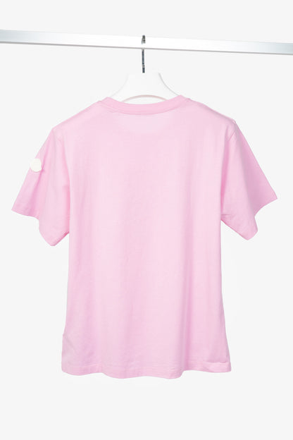 Moncler Pink Cotton Peanuts-Graphic T-Shirt