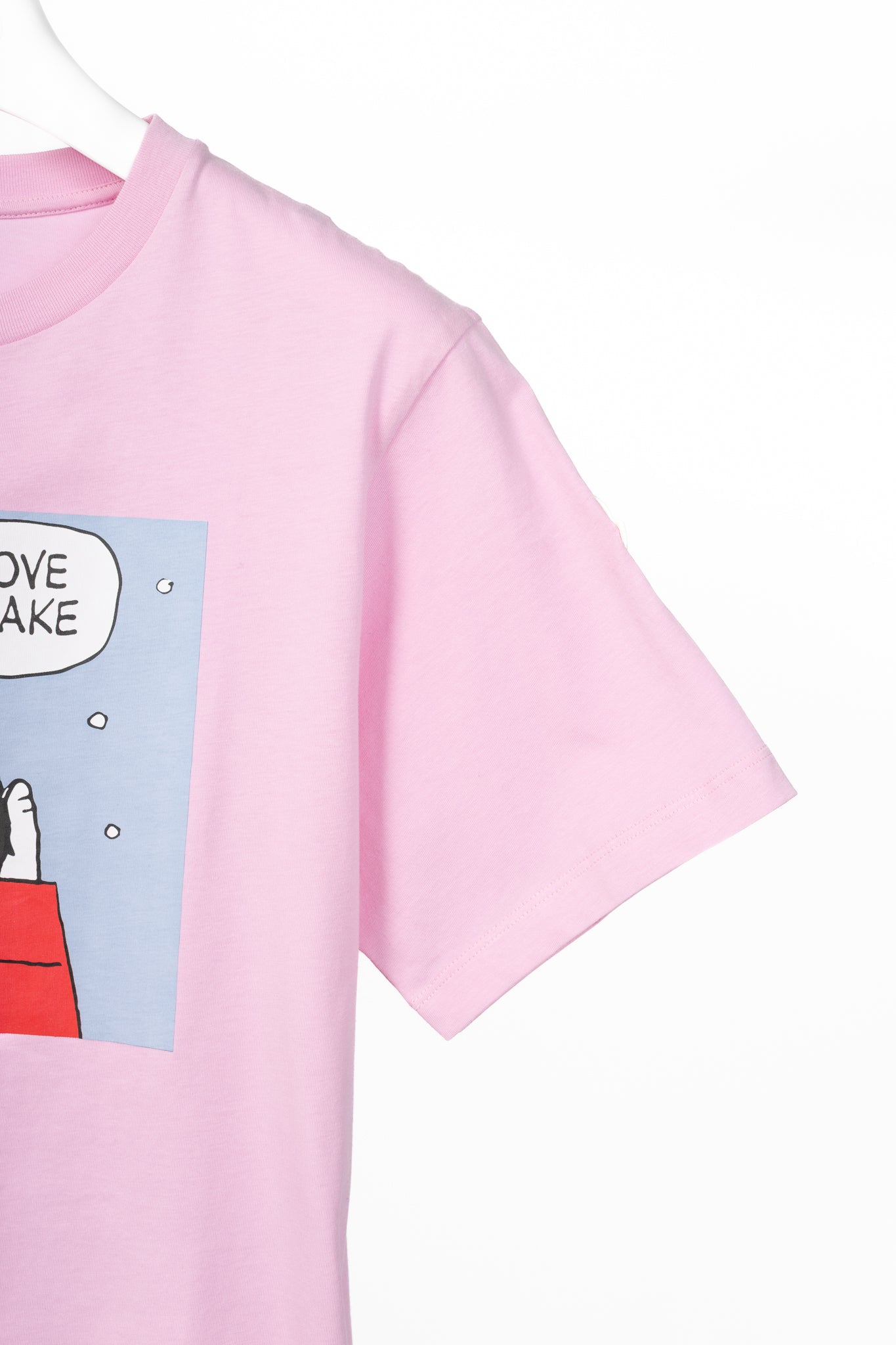Moncler Pink Cotton Peanuts-Graphic T-Shirt