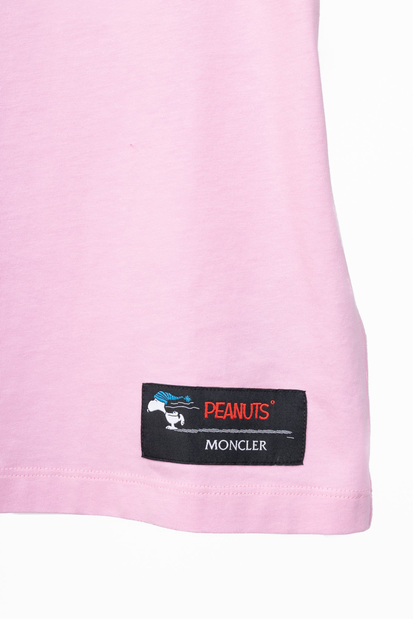 Moncler Pink Cotton Peanuts-Graphic T-Shirt