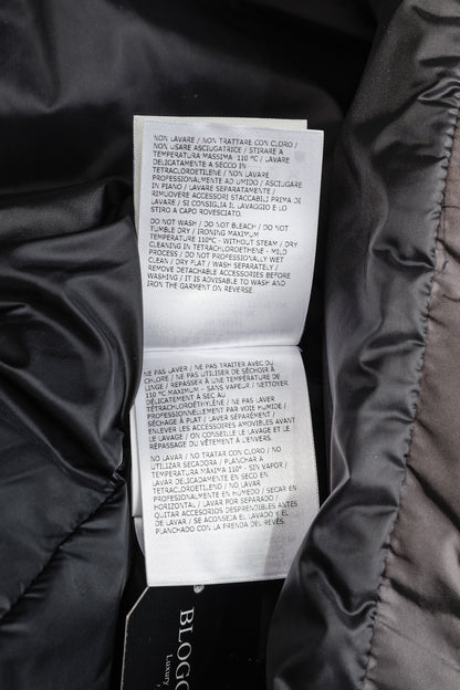 Moncler Ryan Charcoal Nylon & Wool Hooded Down Jacket