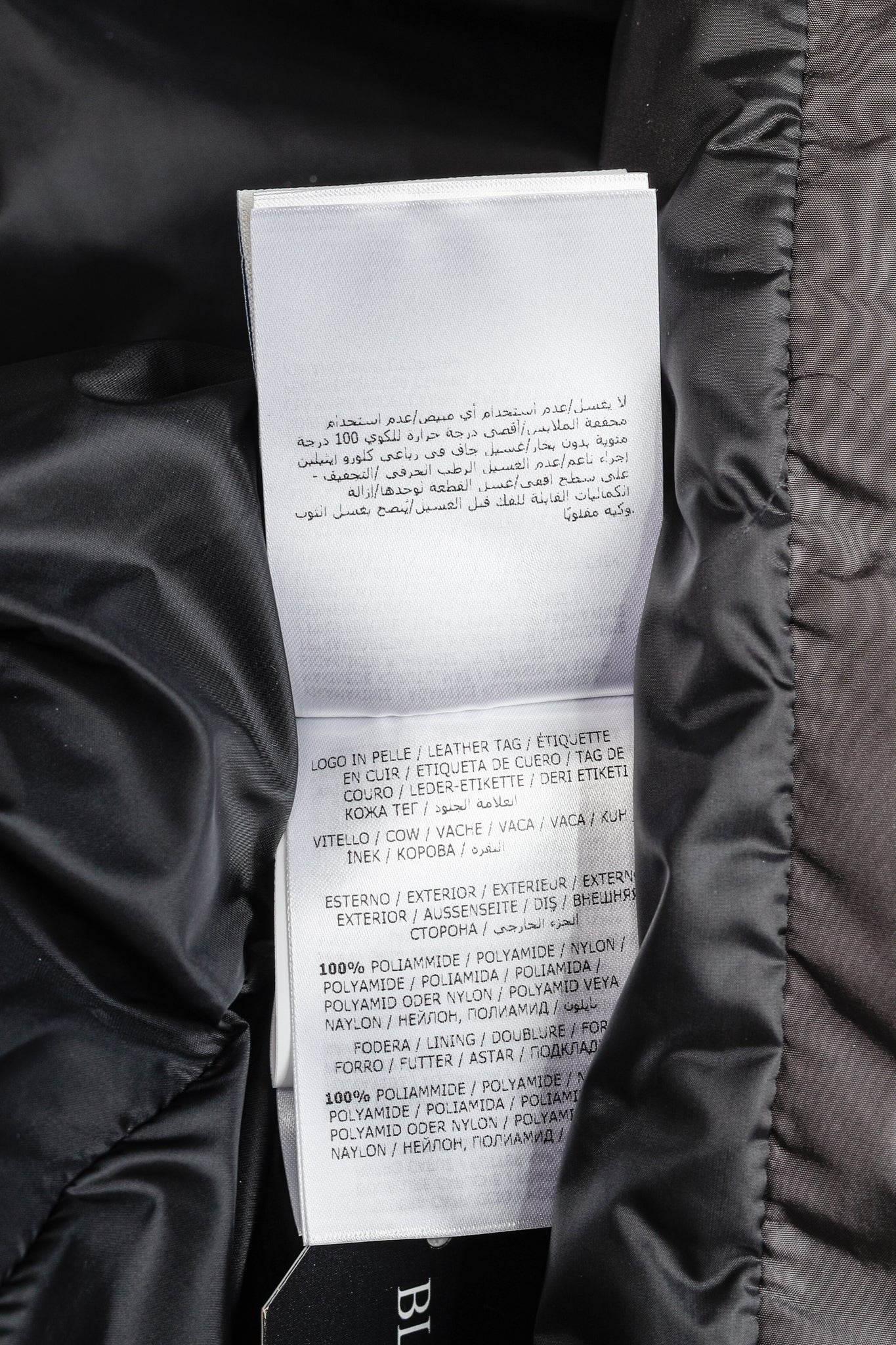 Moncler Ryan Charcoal Nylon & Wool Hooded Down Jacket