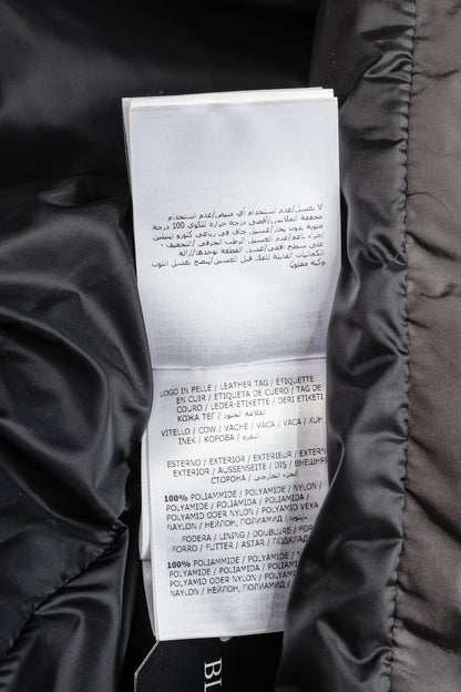 Moncler Ryan Charcoal Nylon & Wool Hooded Down Jacket