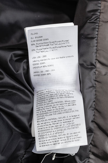 Moncler Ryan Charcoal Nylon & Wool Hooded Down Jacket