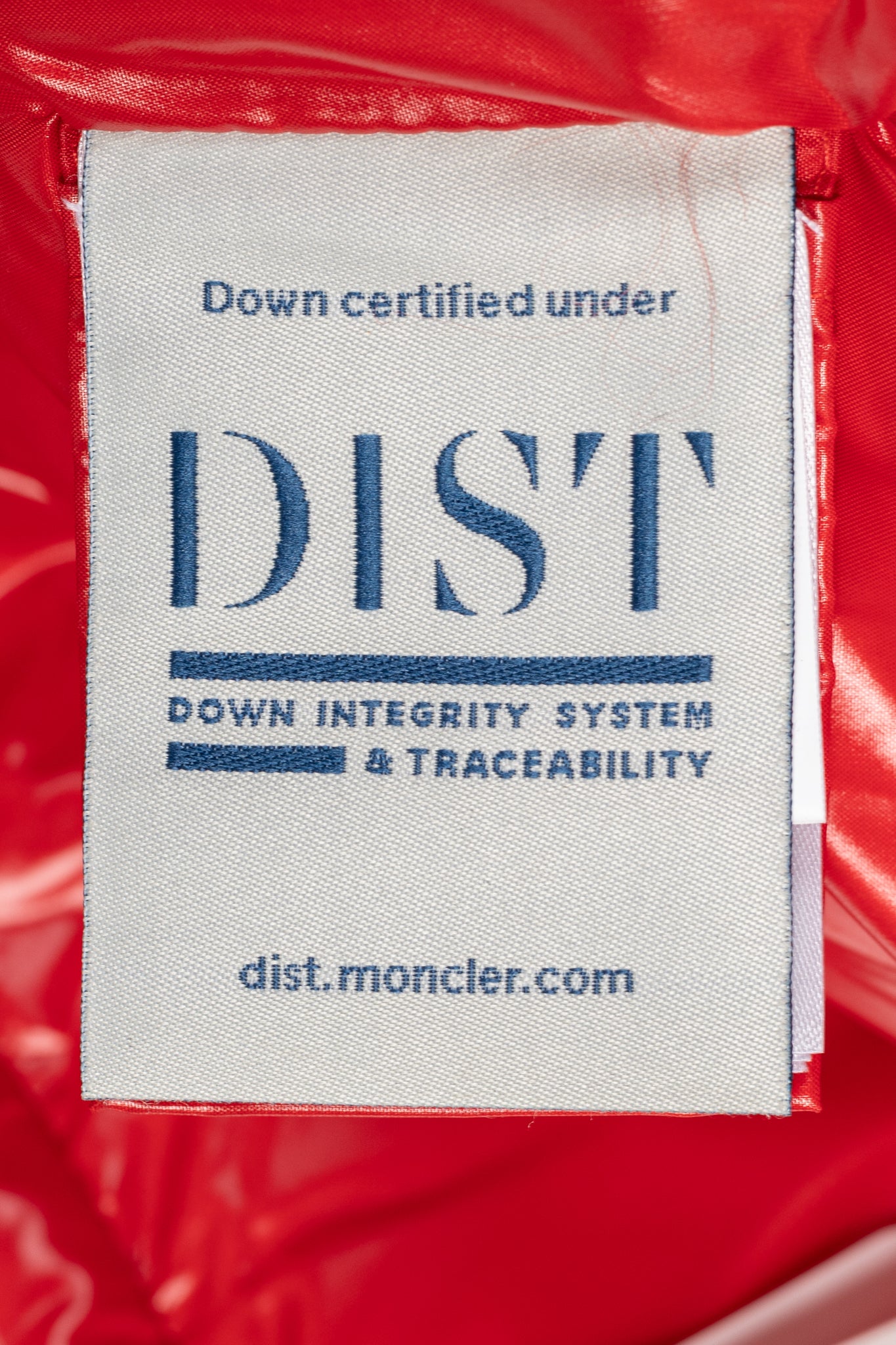 Moncler Etival Red Quilted Hooded Down Jacket