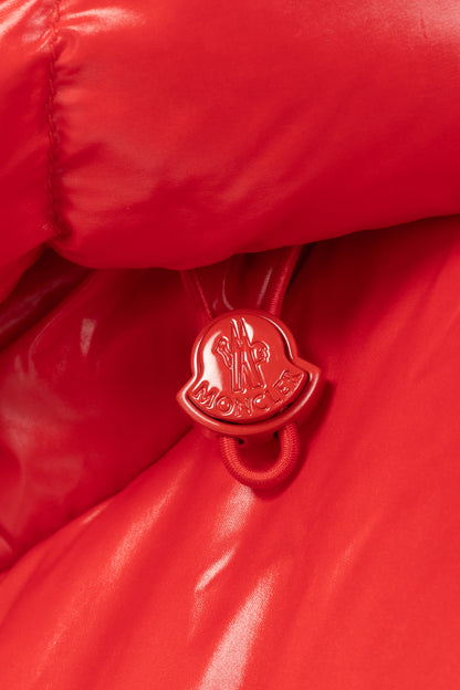 Moncler Etival Red Quilted Hooded Down Jacket