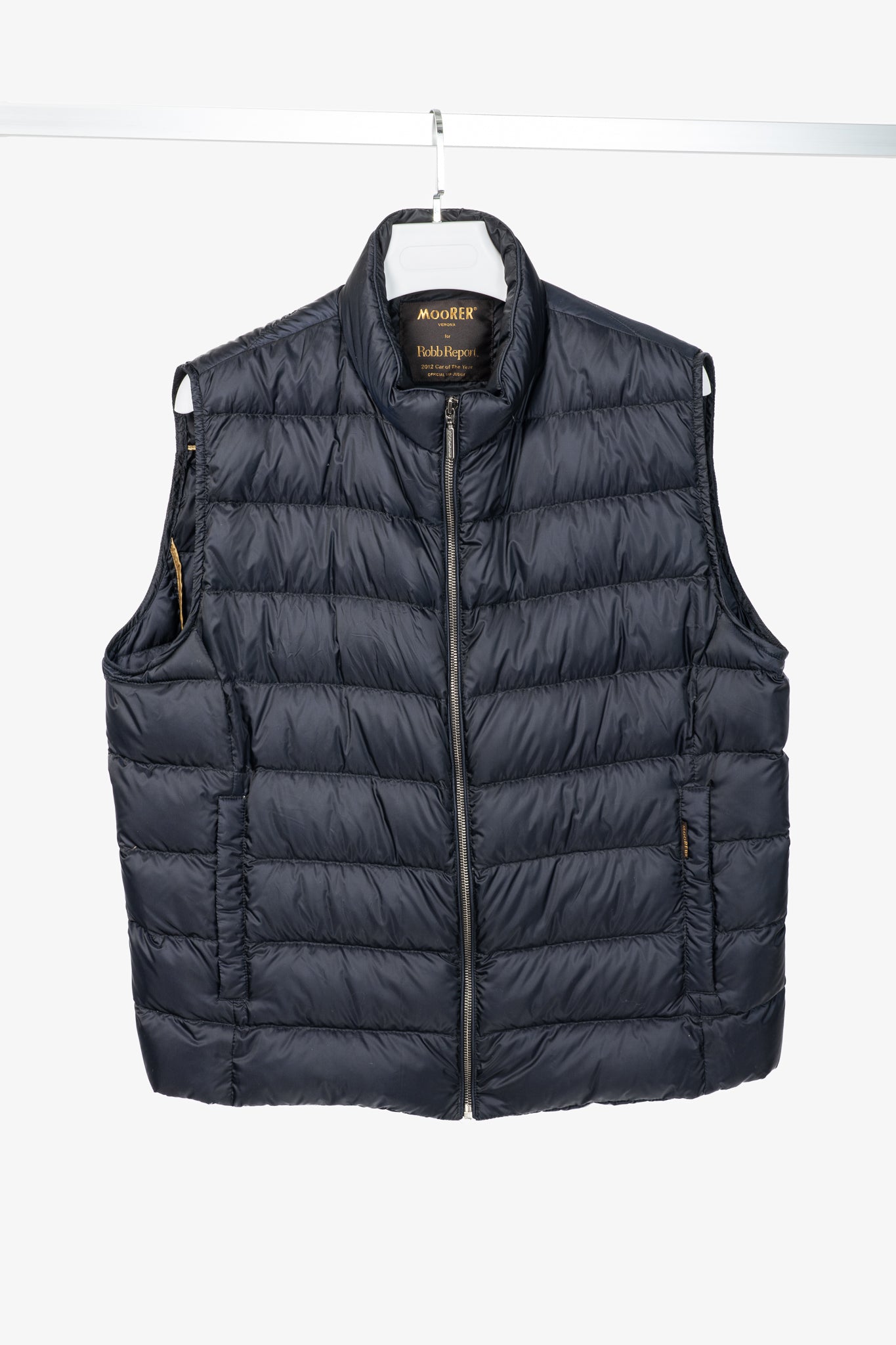 RJ By Ring Jacket Navy Cotton Seersucker Utility Jacket