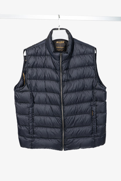 RJ By Ring Jacket Navy Cotton Seersucker Utility Jacket