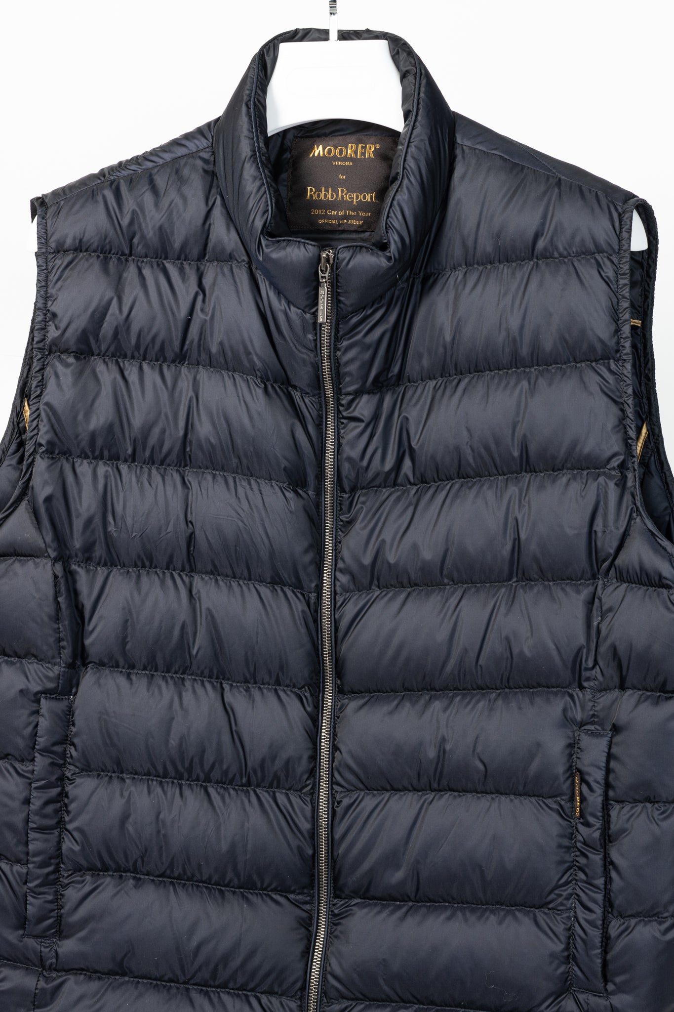 RJ By Ring Jacket Navy Cotton Seersucker Utility Jacket