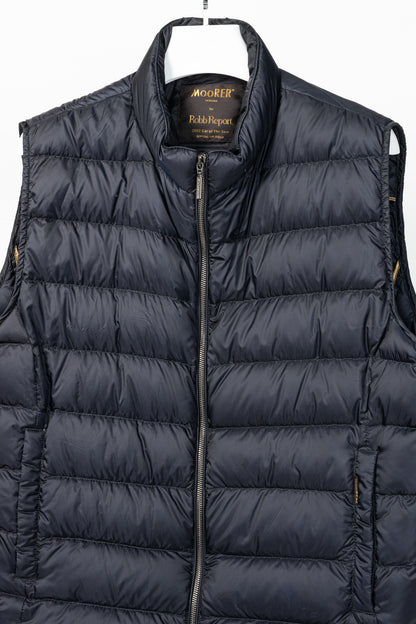 RJ By Ring Jacket Navy Cotton Seersucker Utility Jacket