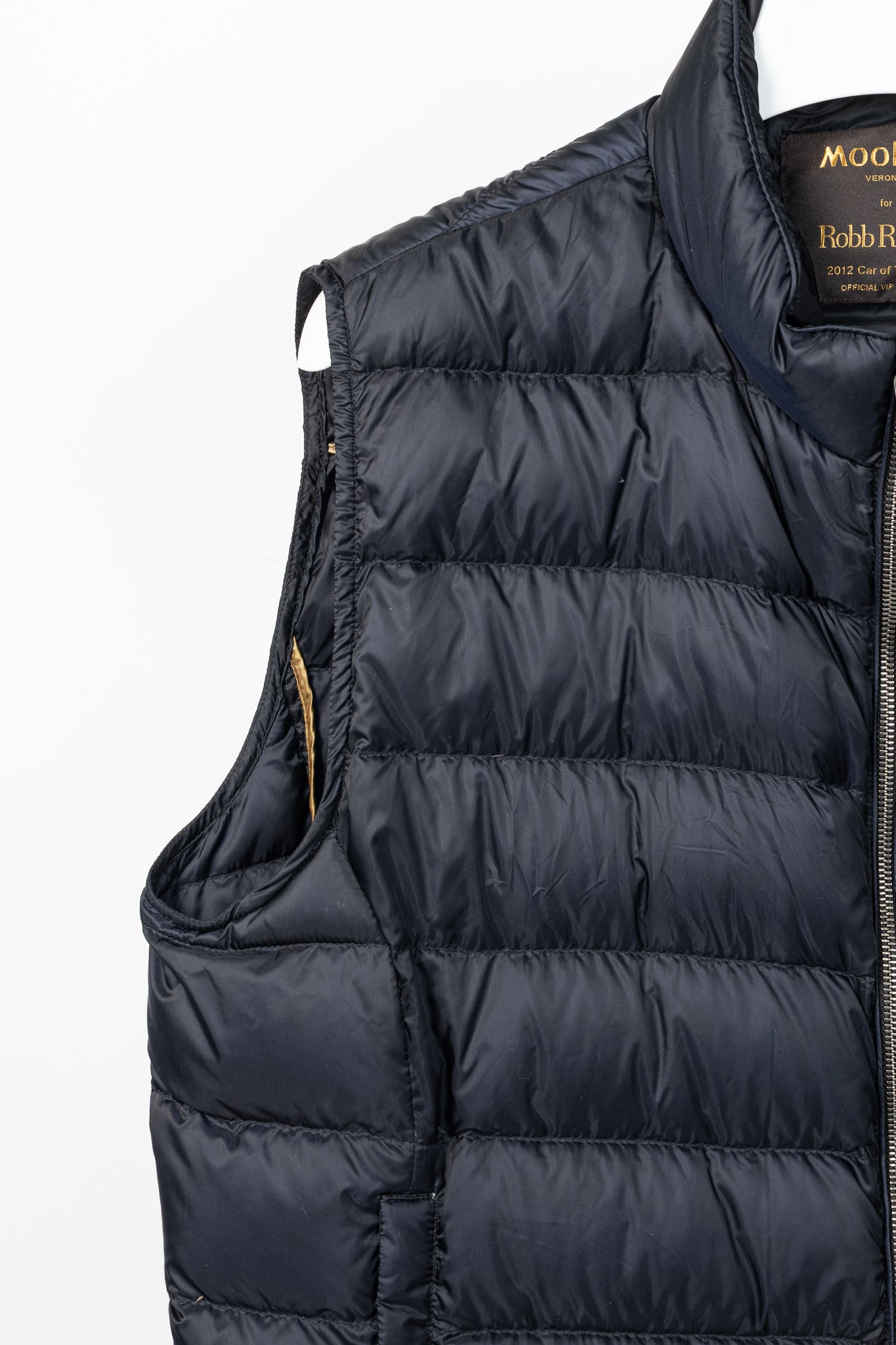 RJ By Ring Jacket Navy Cotton Seersucker Utility Jacket