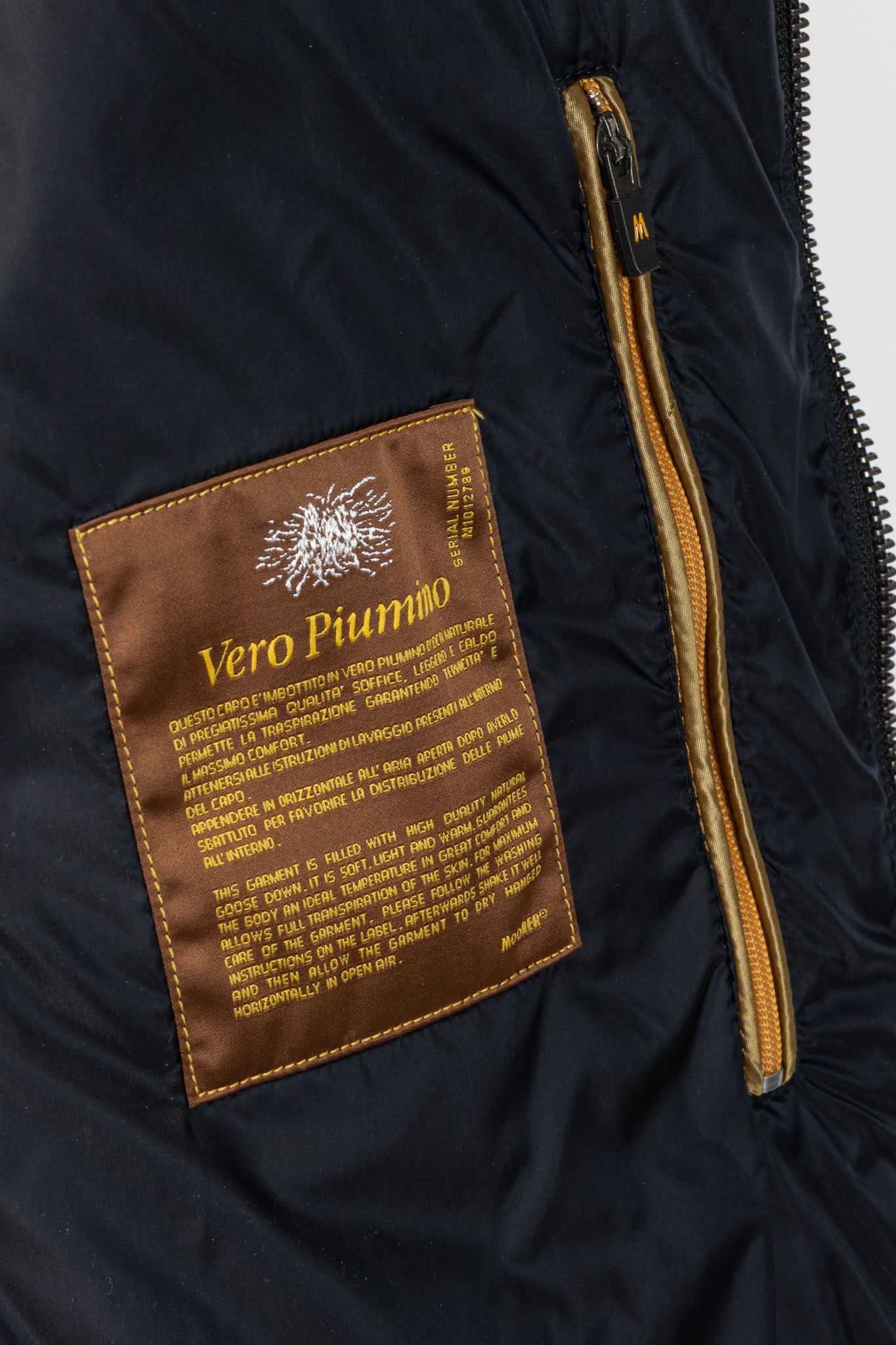 RJ By Ring Jacket Navy Cotton Seersucker Utility Jacket