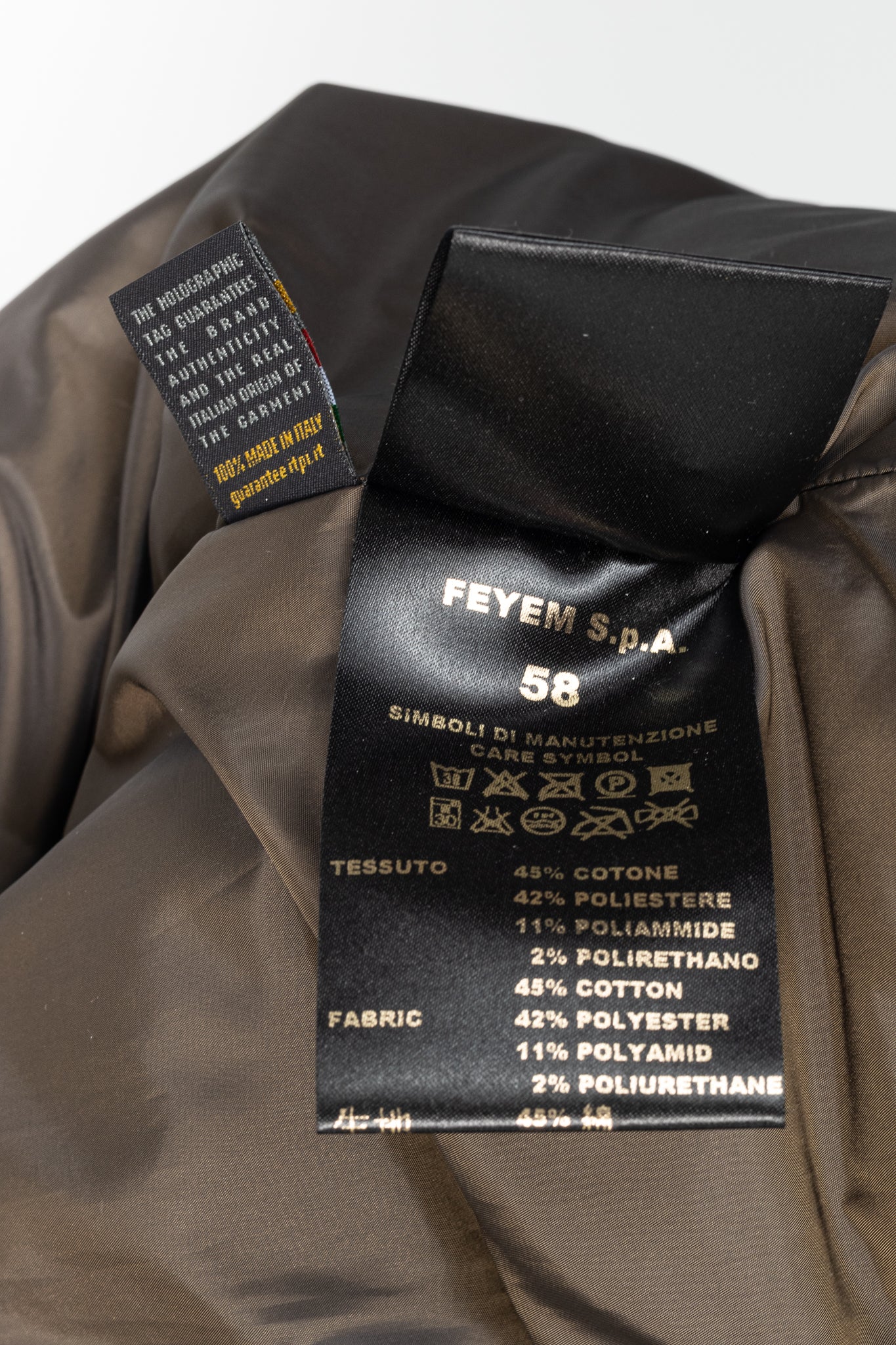 RJ By Ring Jacket Navy Cotton Seersucker Utility Jacket