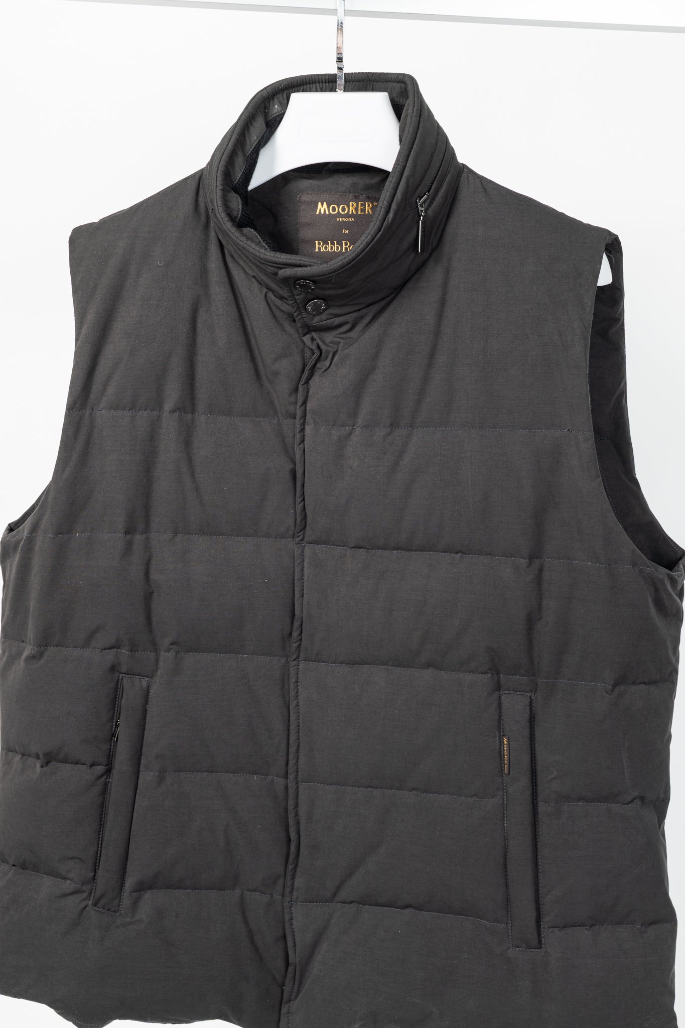 RJ By Ring Jacket Navy Cotton Seersucker Utility Jacket