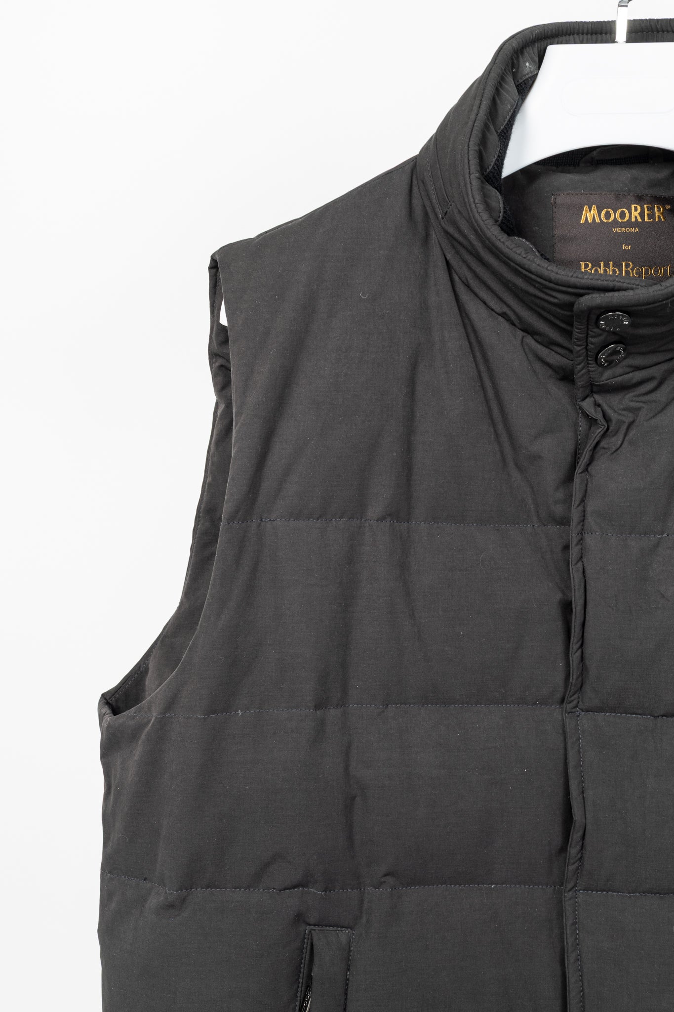 RJ By Ring Jacket Navy Cotton Seersucker Utility Jacket