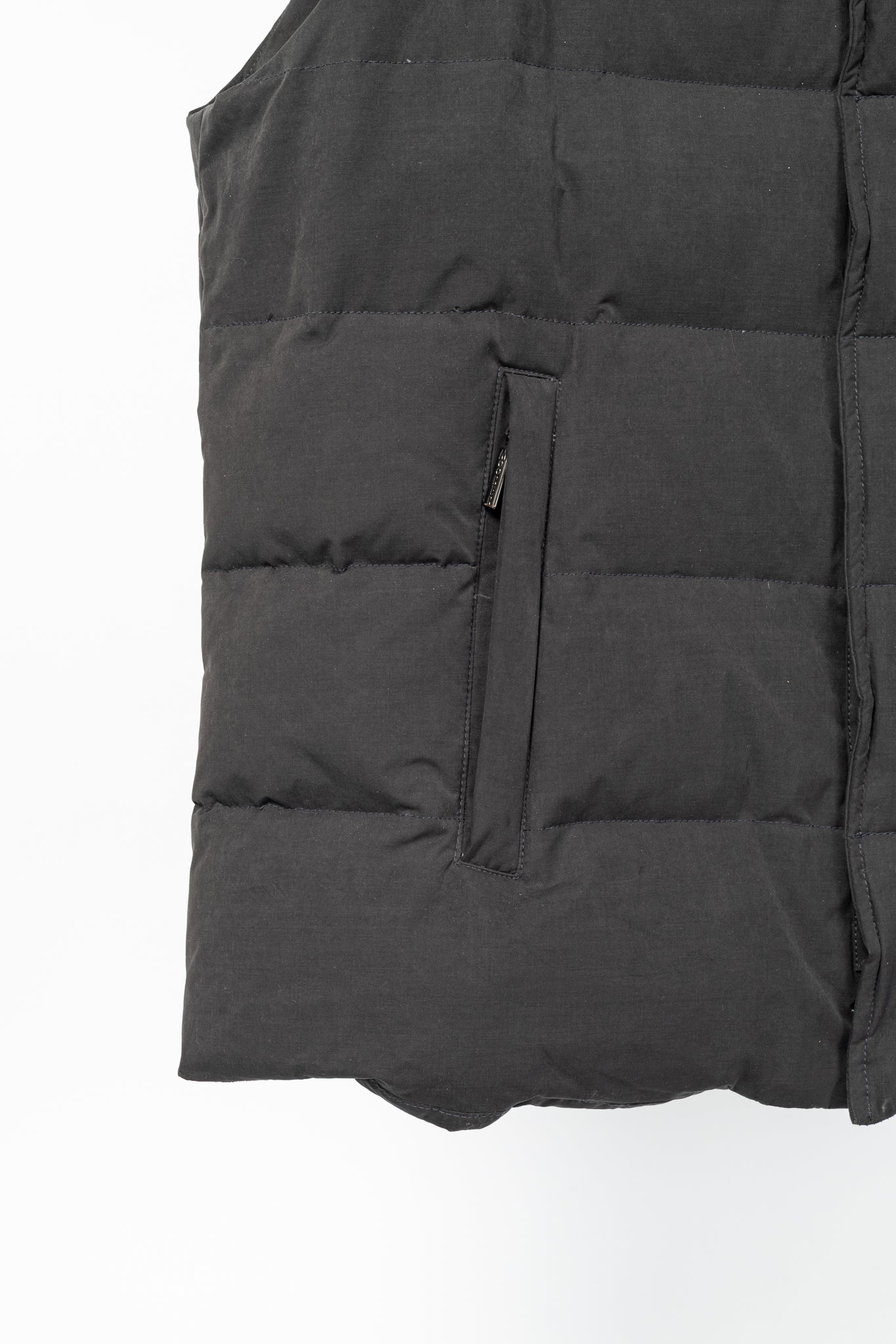 RJ By Ring Jacket Navy Cotton Seersucker Utility Jacket