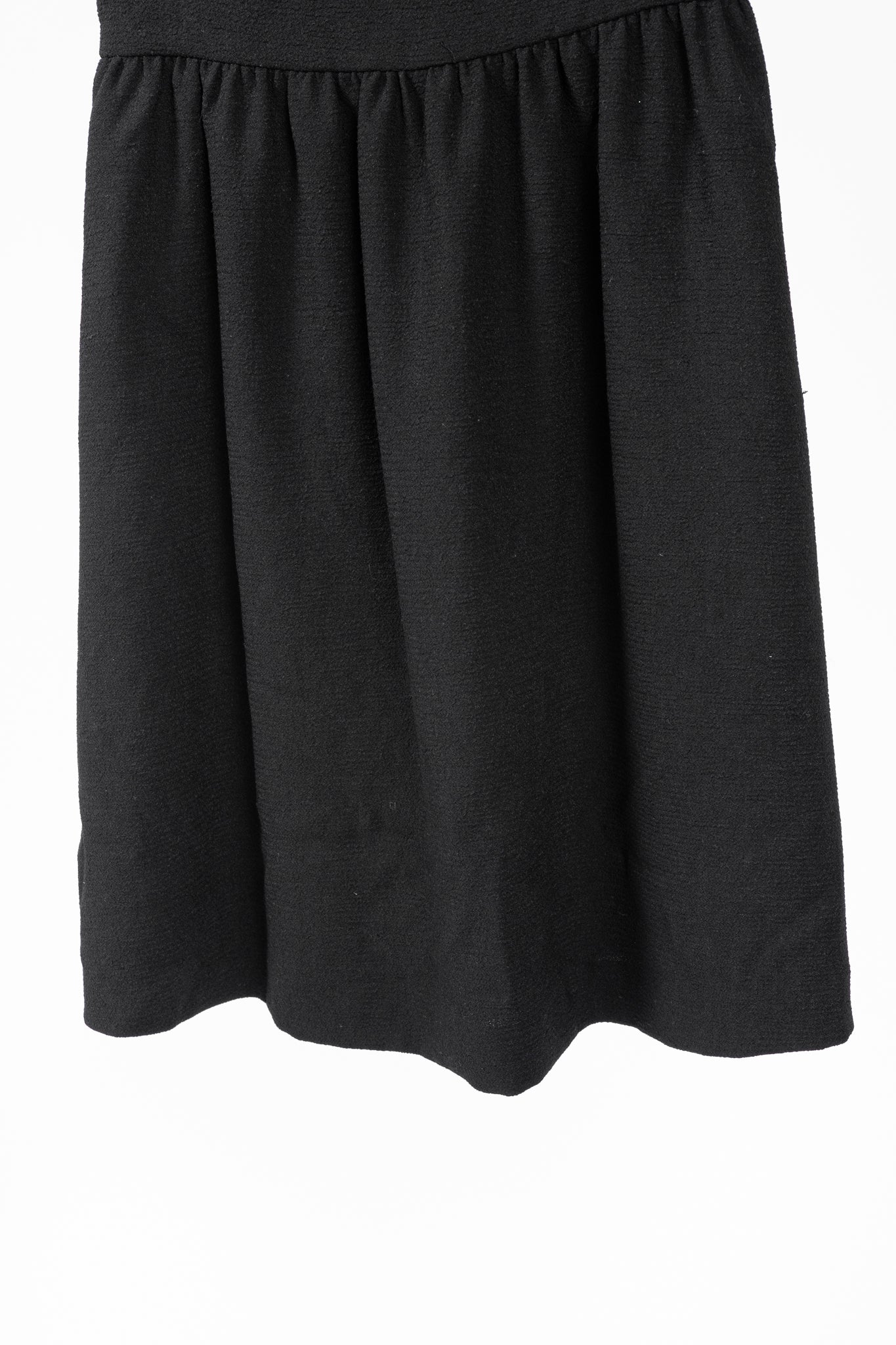 Love Moschino Black Crepe "Love"-Necklace Mini Dress