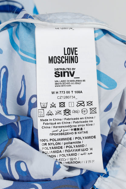 Love Moschino All Splash Logo Zip-Up Jacket