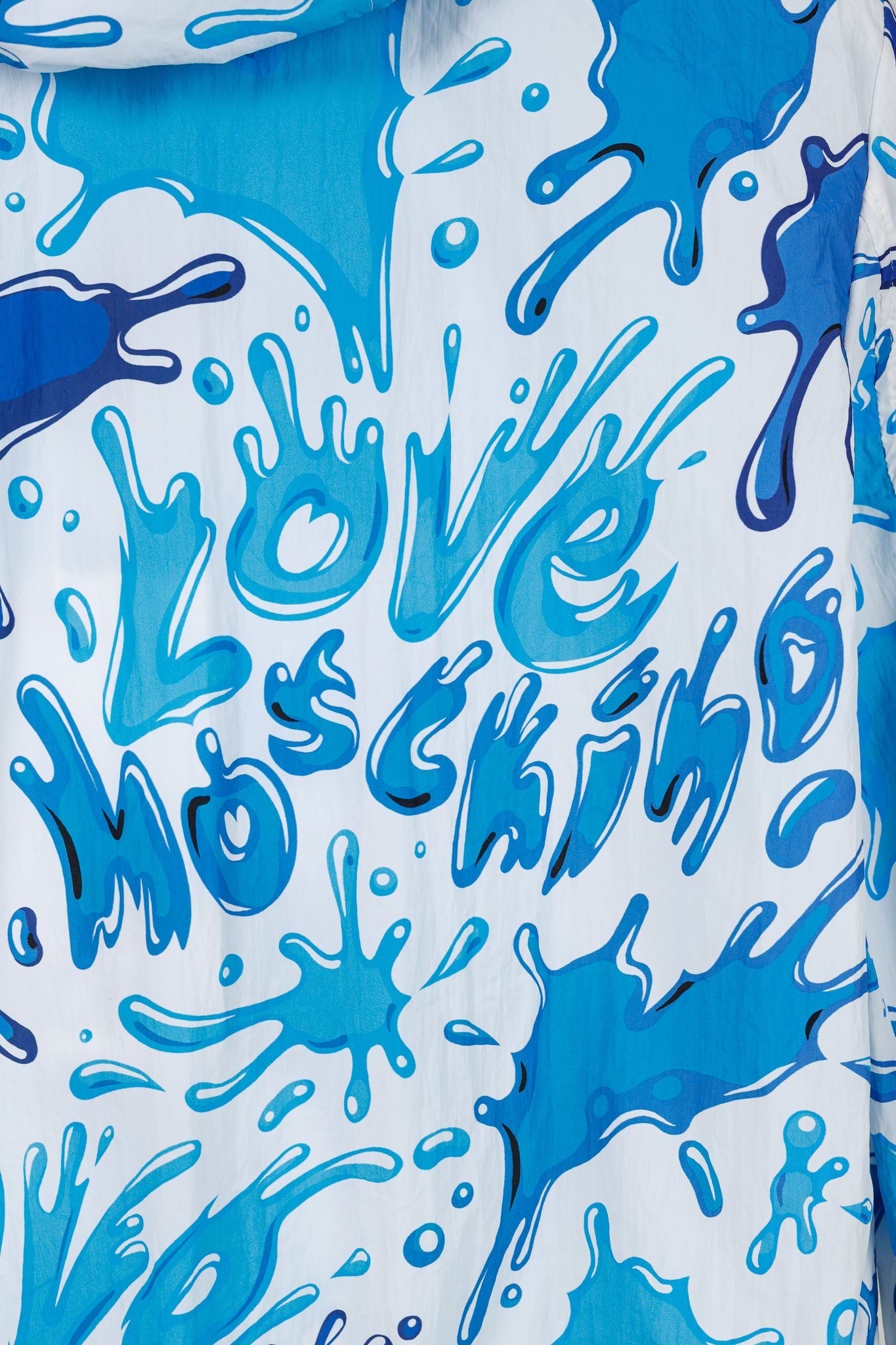 Love Moschino All Splash Logo Zip-Up Jacket