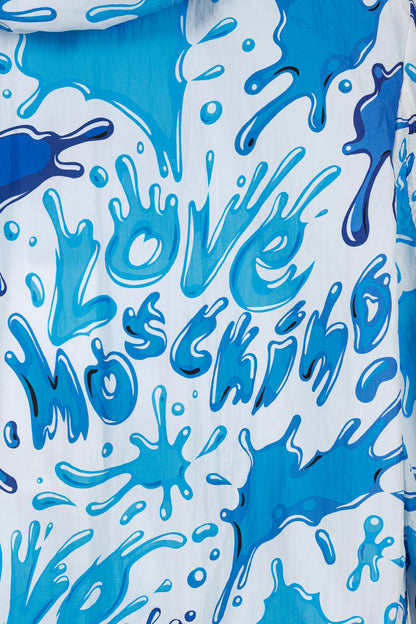 Love Moschino All Splash Logo Zip-Up Jacket