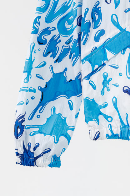 Love Moschino All Splash Logo Zip-Up Jacket