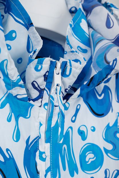 Love Moschino All Splash Logo Zip-Up Jacket