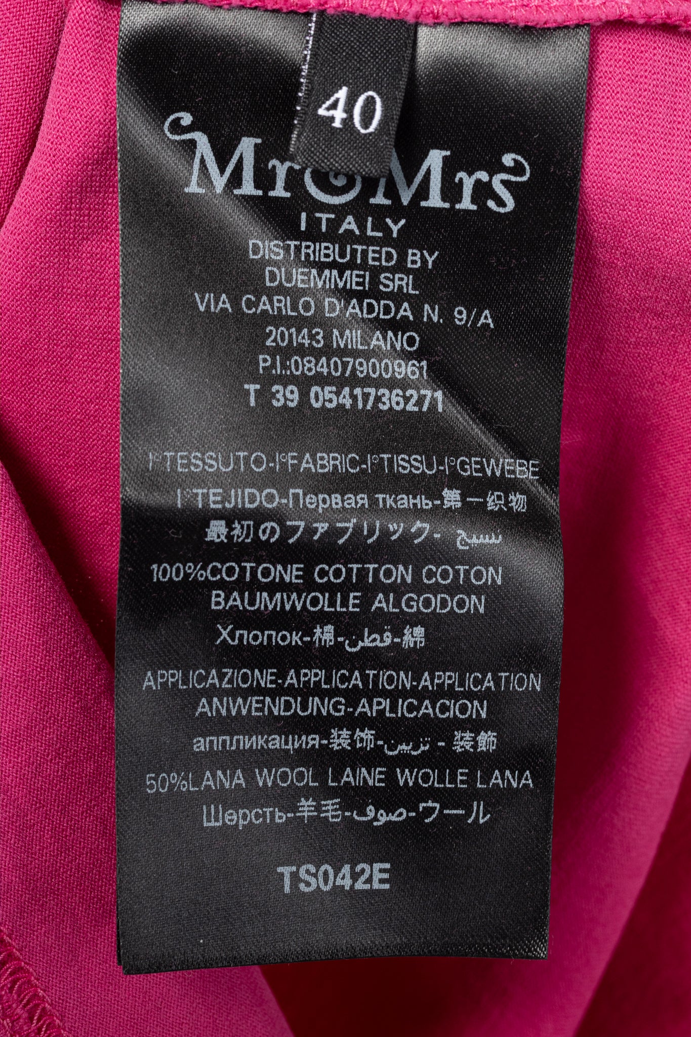 Mr & Mrs Italy Pink Cotton-Jersey Multi-Patch T-Shirt