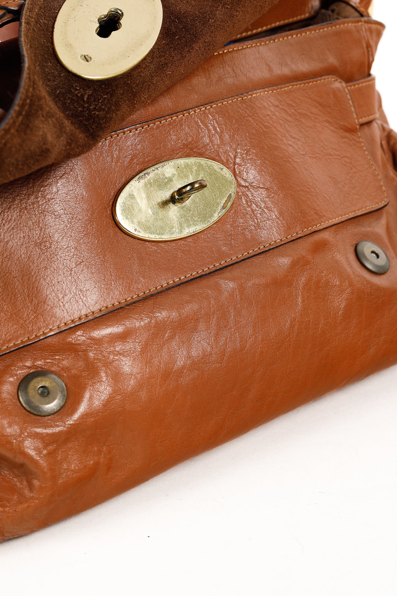 Mulberry Alexa Oak Soft Buffalo Leather Satchel