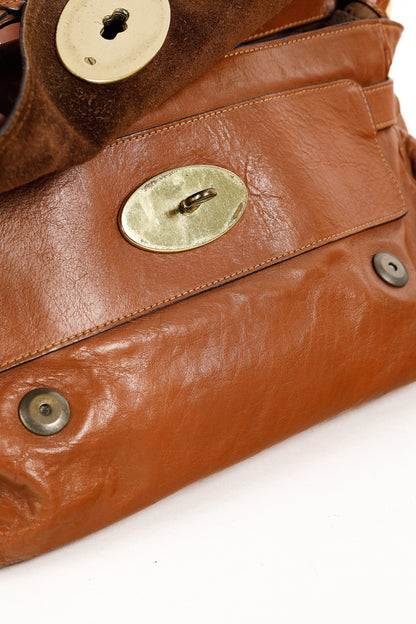 Mulberry Alexa Oak Soft Buffalo Leather Satchel