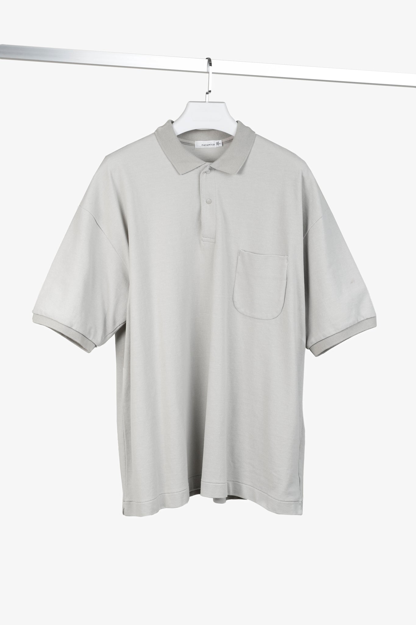 Nanamica SS/24 Light Gray S/S Polo Shirt