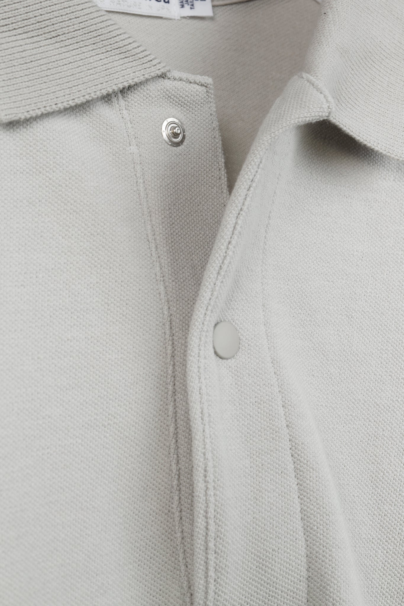 Nanamica SS/24 Light Gray S/S Polo Shirt