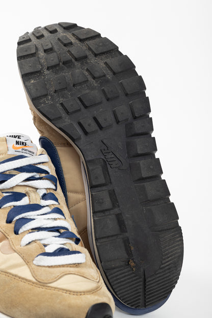 Nike x Sacai VaporWaffle Sesame, Blue-Void, & White Low-Top Sneakers