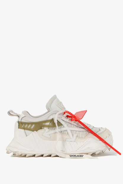 Off-White Odsy-1000 'White Light Grey' Platform Sneakers