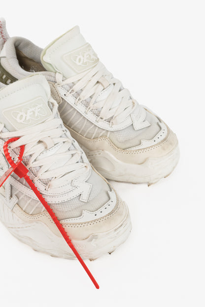 Off-White Odsy-1000 'White Light Grey' Platform Sneakers