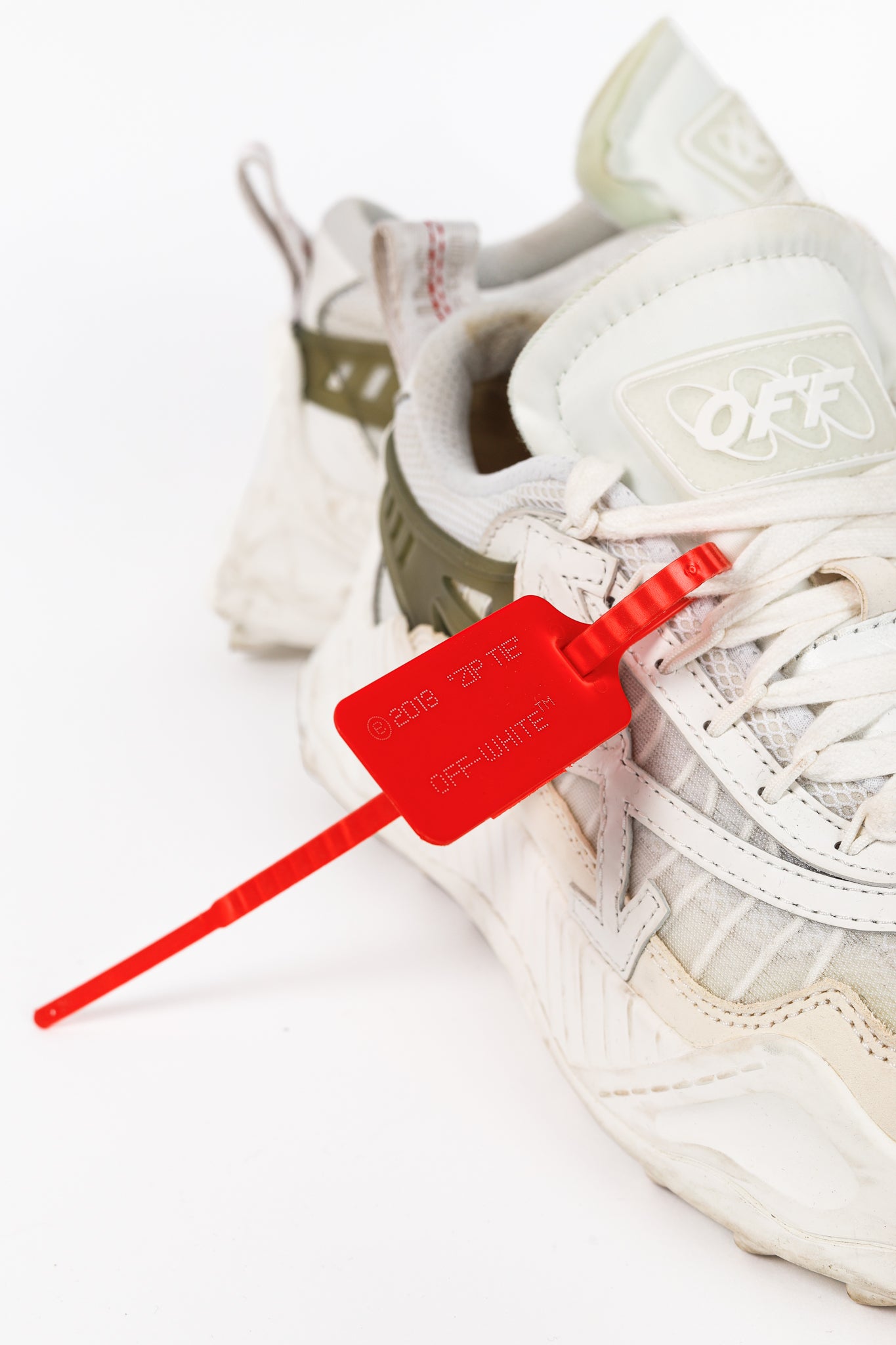 Off-White Odsy-1000 'White Light Grey' Platform Sneakers